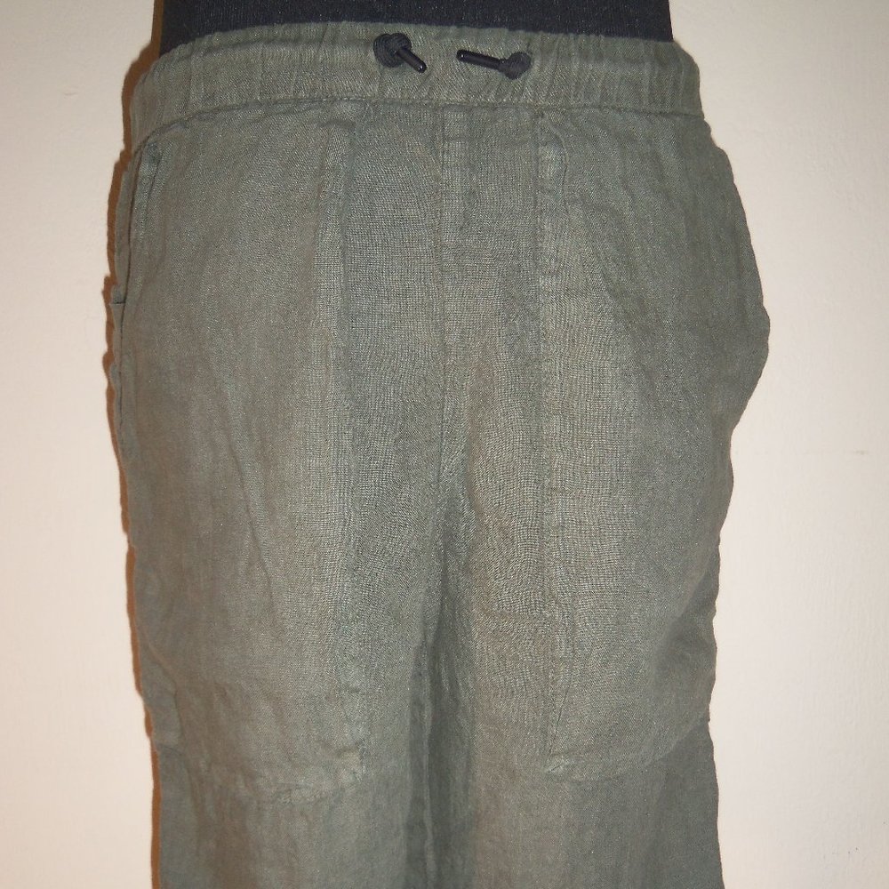 Zara Man Linen Capri Shorts